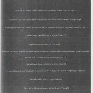 SAHIH AL BUKHARI BLESSING OR A CURSE. INDEX